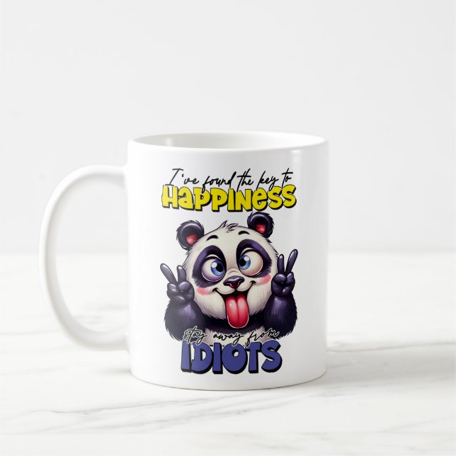 Schlüssel zum Glück Panda Tasse (Links)