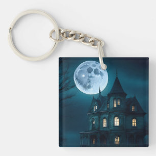 Schlüssel zum Spuk Herrenhaus Halloween-Schlüssela Schlüsselanhänger