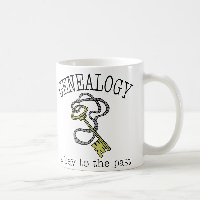 Schlüssel zur Vergangenheit Kaffeetasse (Rechts)