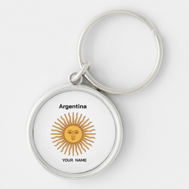 Schlüsselanhänger Argentinien Sol de Mayo Personal (Vorne)