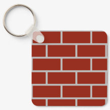 Schlüsselanhänger auf dem Brick Square (Brick Red