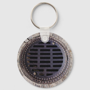 Schlüsselanhänger aus Manhole