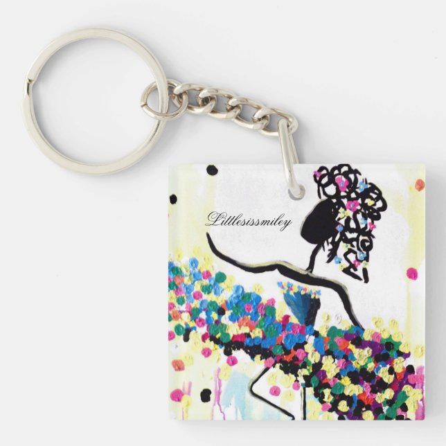 Schlüsselanhänger Ballerina (Vorderseite)