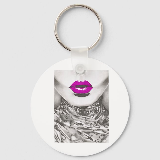 Schlüsselanhänger, Basic Button Schlüsselanhänger (Vorderseite)