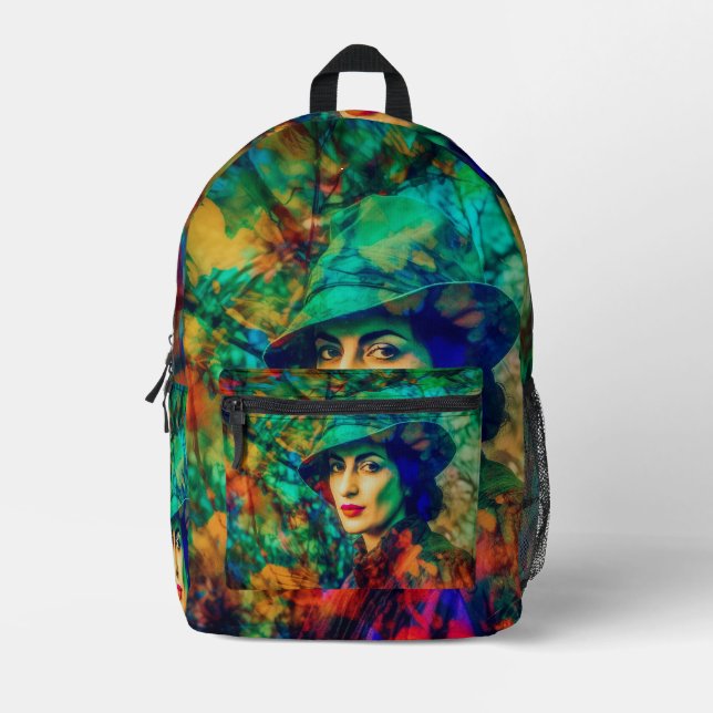 Schlüsselanhänger Bedruckter Rucksack (Vorderseite)