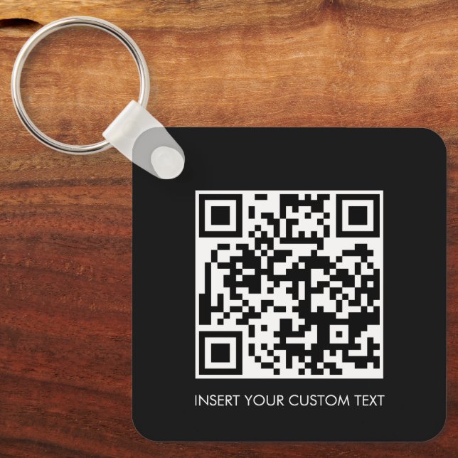 Schlüsselanhänger Benutzerdefinierter QR-Code Mode (Vorderseite)
