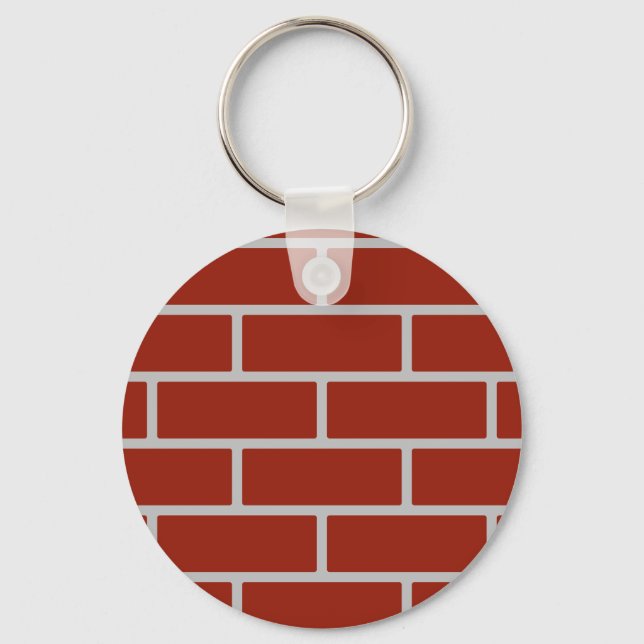 Schlüsselanhänger (Brick Red & Gray) (Vorderseite)