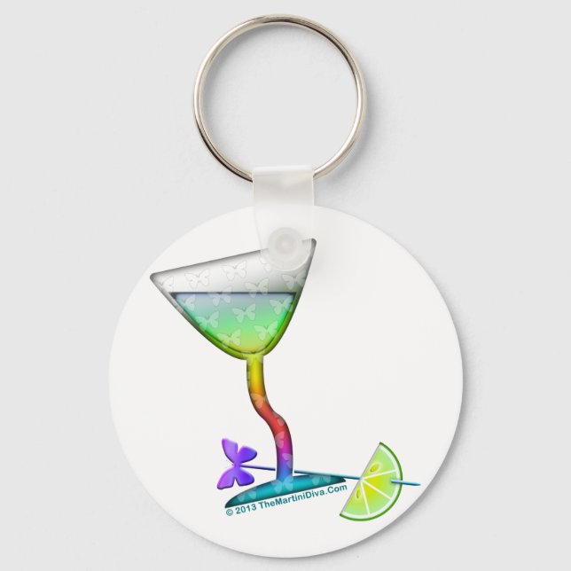 SCHLÜSSELANHÄNGER - BUTTERFLY MARTINI (Vorderseite)