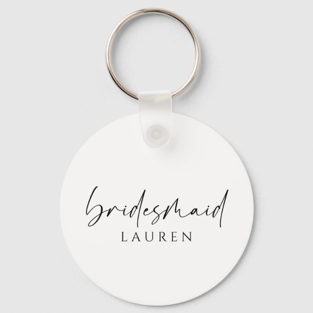 Schlüsselanhänger Chic Bridesmaid (Vorderseite)