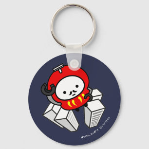 Schlüsselanhänger! Daruma Robot! Schlüsselanhänger