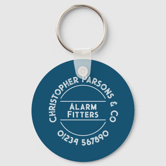 Schlüsselanhänger der Alarmgeräte (Vorderseite)
