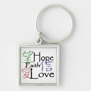 Schlüsselanhänger "der chinesischen Symbole"