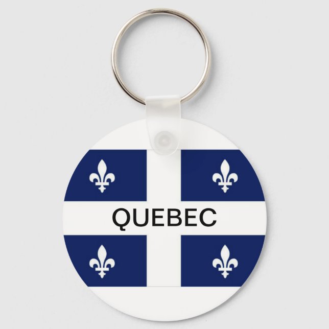 Schlüsselanhänger der Flagge der Provinz Quebec (Vorderseite)