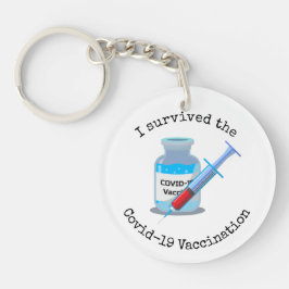 Schlüsselanhänger der Impfstoffgestaltung