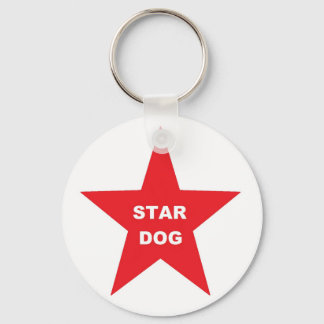Schlüsselanhänger der Kette auf Red Star