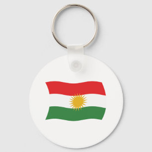 Schlüsselanhänger der kurdischen Flagge