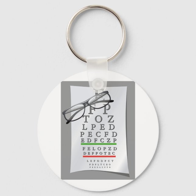 Schlüsselanhänger der Optometrie (Vorderseite)