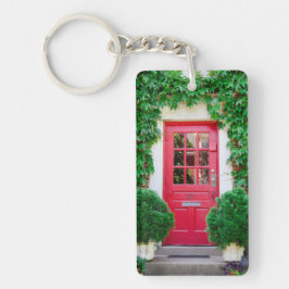 Schlüsselanhänger der roten Tür
