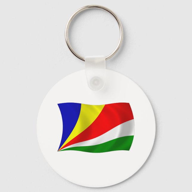Schlüsselanhänger der Seychellen-Flagge (Vorderseite)
