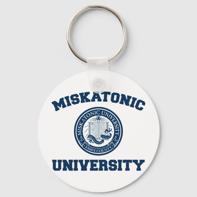 Schlüsselanhänger der Universität Miskatonic (Vorderseite)