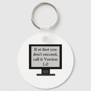 Schlüsselanhänger der Versions-1,0