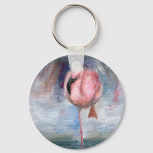 Schlüsselanhänger des Flamingo-ACEO