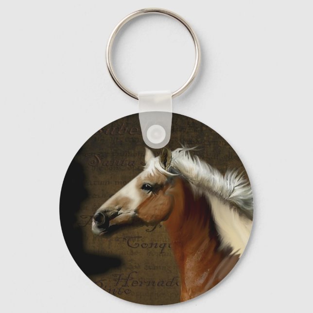 Schlüsselanhänger des Mustang Horse Equine-Lovers (Vorderseite)