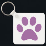 Schlüsselanhänger einfügen<br><div class="desc">Fun Paw Print Design für Tierfreunde!</div>