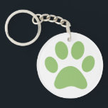 Schlüsselanhänger einfügen<br><div class="desc">Fun Paw Print Design für Tierfreunde!</div>