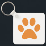 Schlüsselanhänger einfügen<br><div class="desc">Fun Paw Print Design für Tierfreunde!</div>