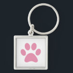 Schlüsselanhänger einfügen<br><div class="desc">Fun Paw Print Design für Tierfreunde!</div>