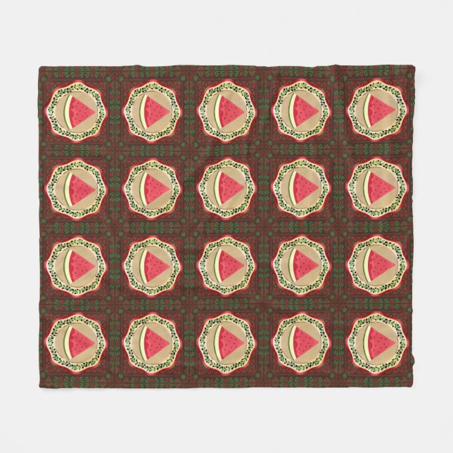 Schlüsselanhänger Fleecedecke (Vorderseite (Horizontal))