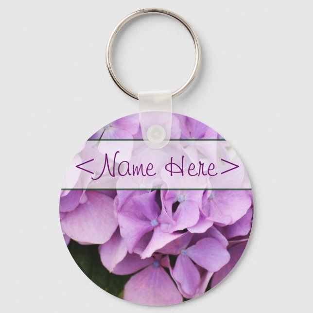 Schlüsselanhänger ~ Floral: Personalisieren (Vorderseite)