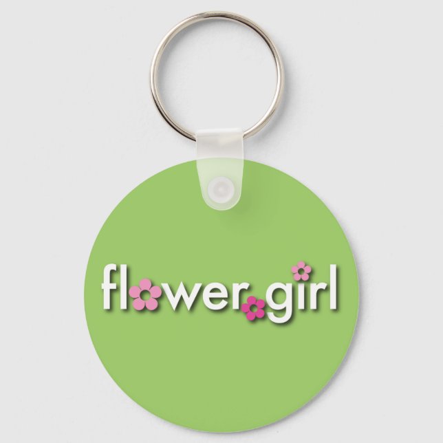 Schlüsselanhänger Flower Girl (Vorderseite)