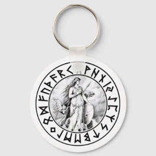 Schlüsselanhänger Freya Rune Shield