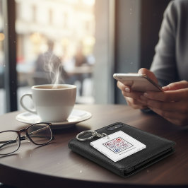 Schlüsselanhänger für benutzerdefinierten QR-Code 