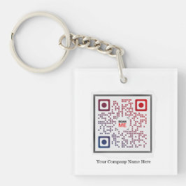 Schlüsselanhänger für benutzerdefinierten QR-Code
