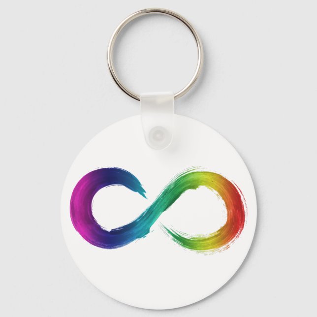 Schlüsselanhänger für das Logo für Neurovielfalt (Vorderseite)