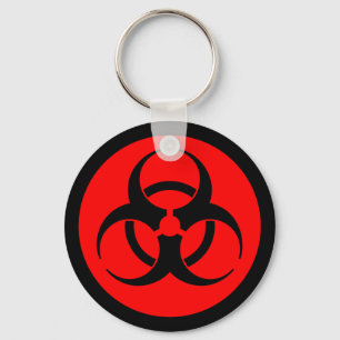 Schlüsselanhänger für das Symbol rot/schwarz Bi