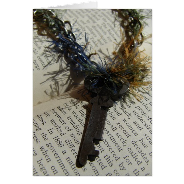 Schlüsselanhänger für das Vintage Buch (Vorne)