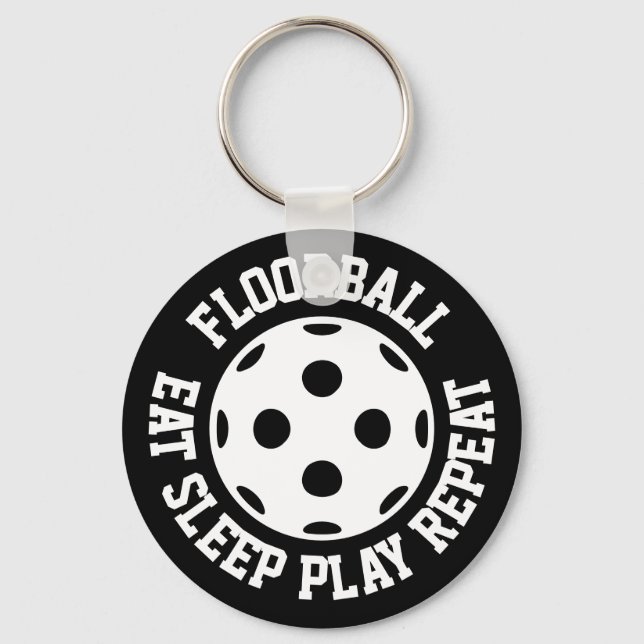 Schlüsselanhänger für den Floorball. Wiederholen S (Vorderseite)