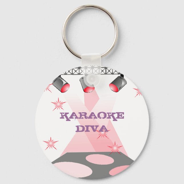 SCHLÜSSELANHÄNGER FÜR DIE DRAMA KARAOKE DIVA QUEEN (Vorderseite)