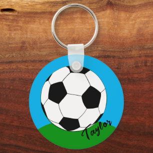 Schlüsselanhänger für Fußballfans Mit Monogramm /