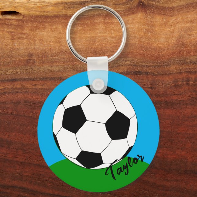 Schlüsselanhänger für Fußballfans Mit Monogramm /  (Vorderseite)