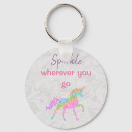 Schlüsselanhänger für Grundtasten - Unicorn