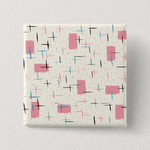 Schlüsselanhänger für hintere Atomrosa Muster Button