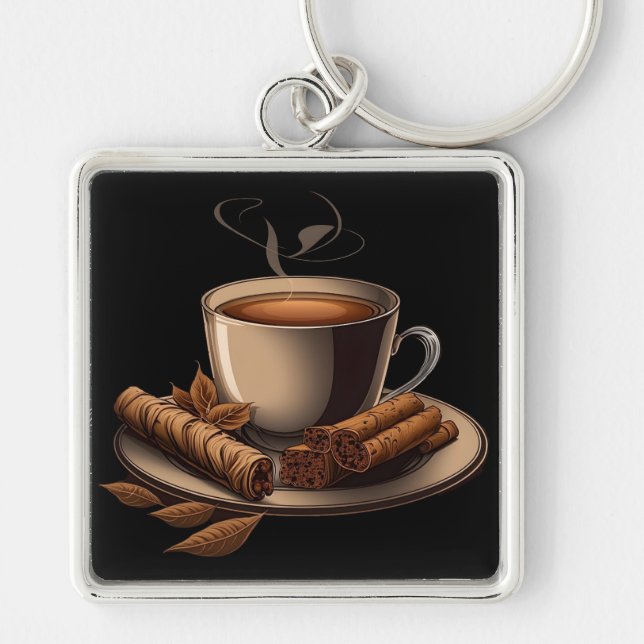 Schlüsselanhänger für Kaffee und Cookies (Vorne)