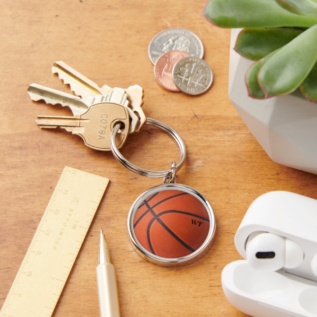 Schlüsselanhänger für personalisierte Basketballin (Schreibtisch)