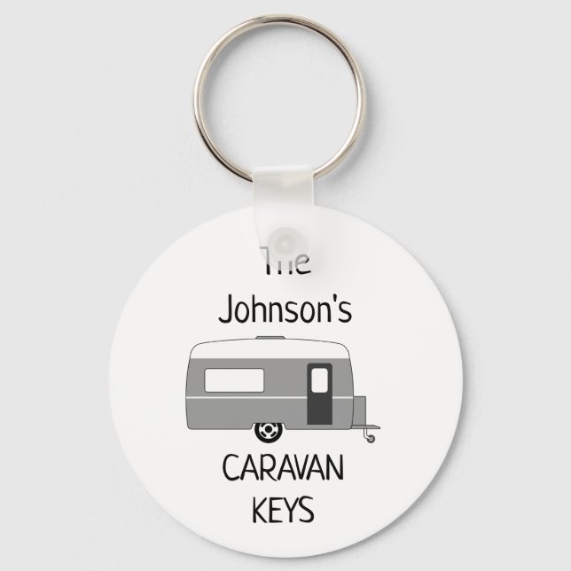 Schlüsselanhänger für personalisierte Caravan Keys (Vorderseite)