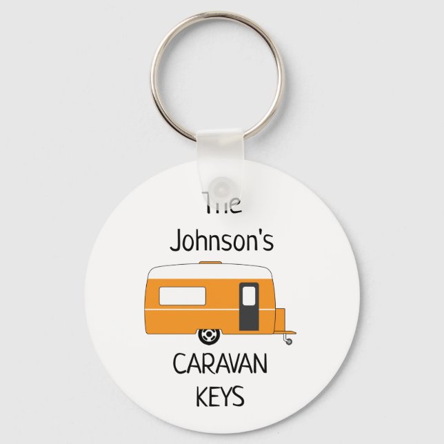 Schlüsselanhänger für personalisierte Caravan Keys (Vorderseite)